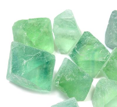       Green Fluorite Natural Octahedron  - SPECIAL OFFER