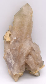 Mongolian Self-Healed Elestiated Etched Cluster with Hedenbergite & Calcite