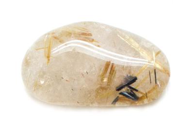 Rutilated Quartz Tumble Stone - Large