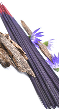      Limited Edition Organic Blue Lotus & Oud (Agarwood) Incense Sticks