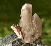  Mongolian Self-Healed White-Tipped Etched Generator Quartz with Calcite