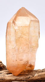    Lemurian Self-Healed Quartz Pinkish Golden Healer Rainbow Crystal