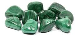    5 Malachite Tumble Stones - Very Special Offer!