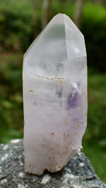      Brandberg Amethyst Flame Self-Healed Penetration Bridge Rainbow Crystal